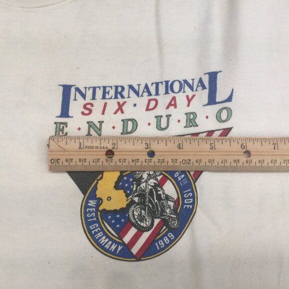 1989 ISDE 6 Days West Germany  Team USA T-Shirt - Picture 8 of 9